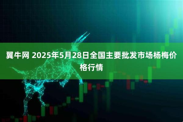 翼牛网 2025年5月28日全国主要批发市场杨梅价格行情