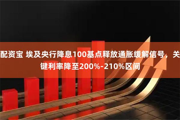 配资宝 埃及央行降息100基点释放通胀缓解信号，关键利率降至200%-210%区间